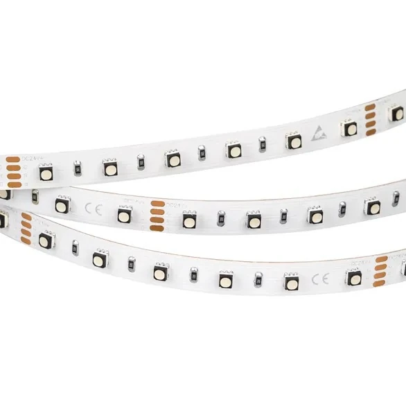 Светодиодная лента MINI-60-24V RGB 10MM (3535, 5M, lux) (arlight, 14.4 вт/м, IP20) 022718