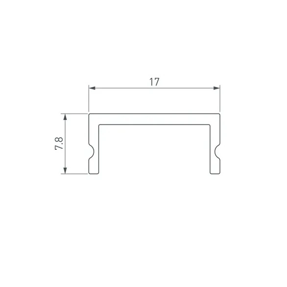 Экран SL-W17-3000 OPAL (arlight, пластик) 036037