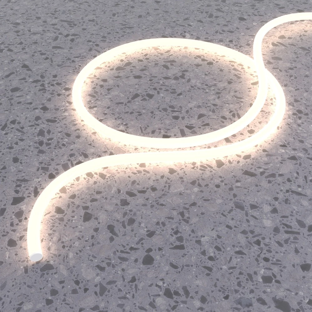 201147 гибкий неон NEMO D18 24в 14,4вт/м 4000к IP65 5м