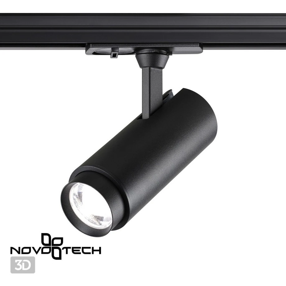 Трехжильный однофазный трековый светодиодный светильник NOVOTECH NAIL 359029 1105лм 5W-9W-13W / 3000к-4000к-6000к