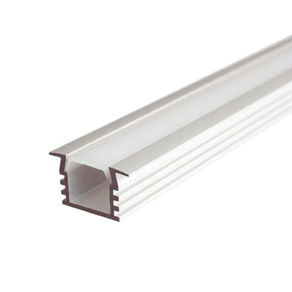 Встраиваемый алюминиевый профиль с рассеивателем 22*12*2000 мм глубокий