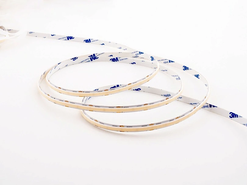 Светодиодная лента (lp) COB 2835 теплая (11W / 24V / 3000K / 256д/м / 1300 лм/м / 8 мм) рез 30 мм CRI > 80