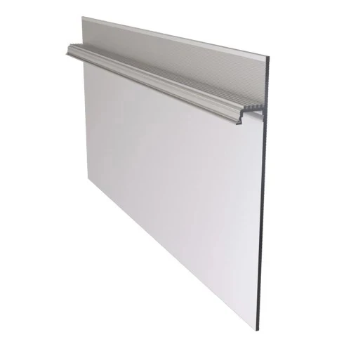 Art-nevidimka PLINTUS GIPPS скрытый плинтус для гкл и штукатурки 13*80*3000 мм серебро матовое (al)