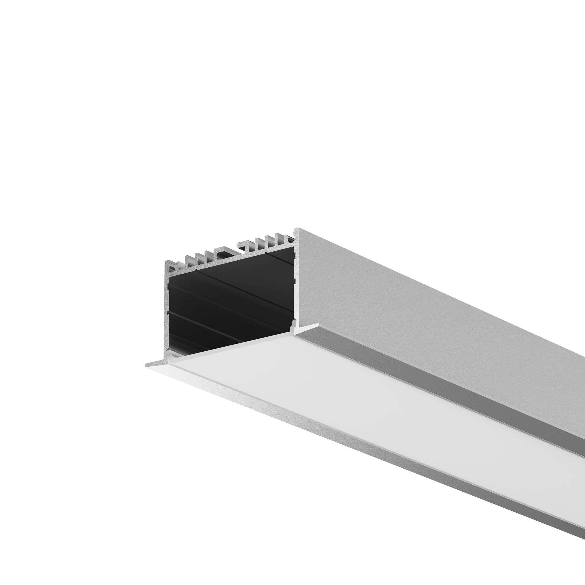 632004 светильник алюминиевый профиль алюминий серебро