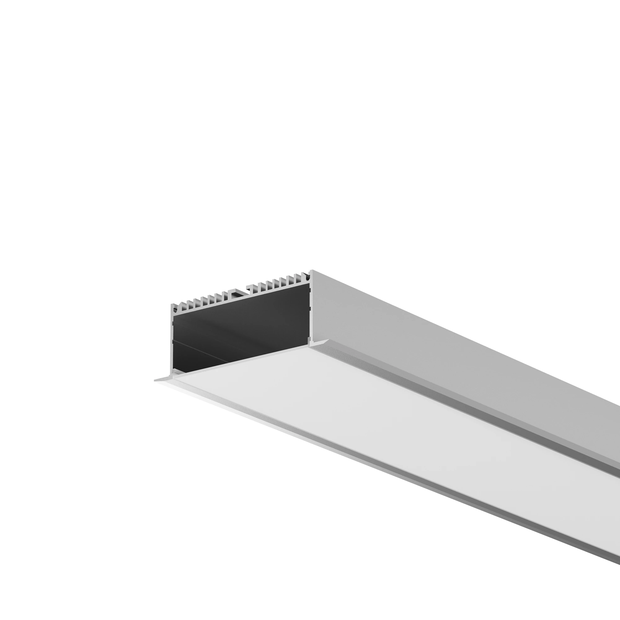 632007 светильник алюминиевый профиль алюминий серебро