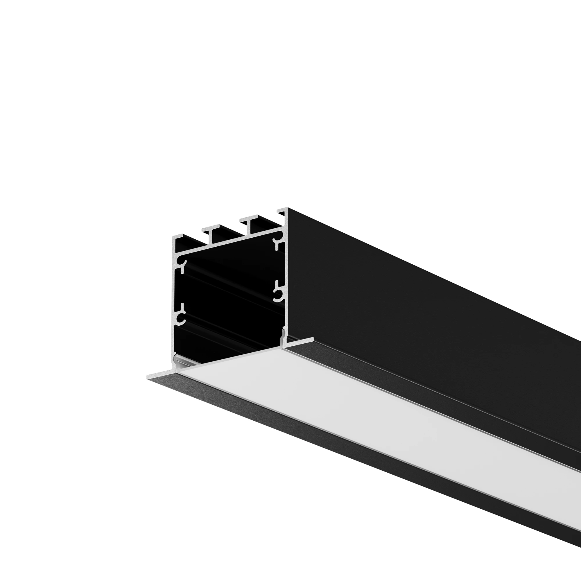 632012 светильник алюминиевый профиль алюминий черный