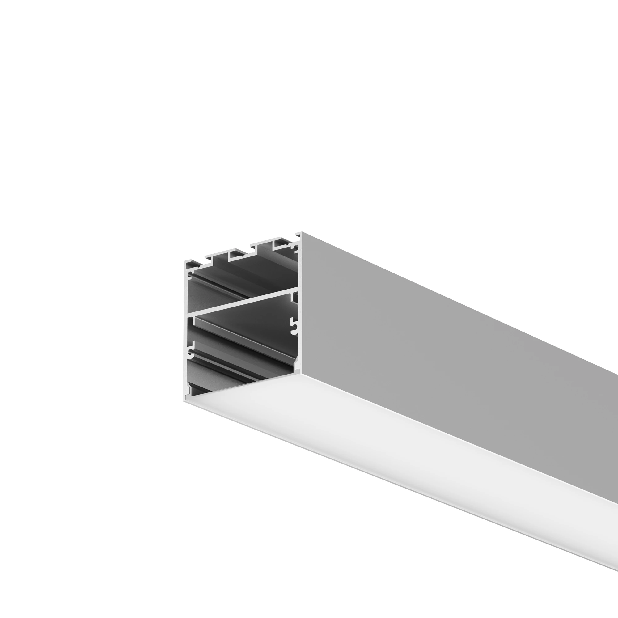 633007 светильник алюминиевый профиль алюминий серебро