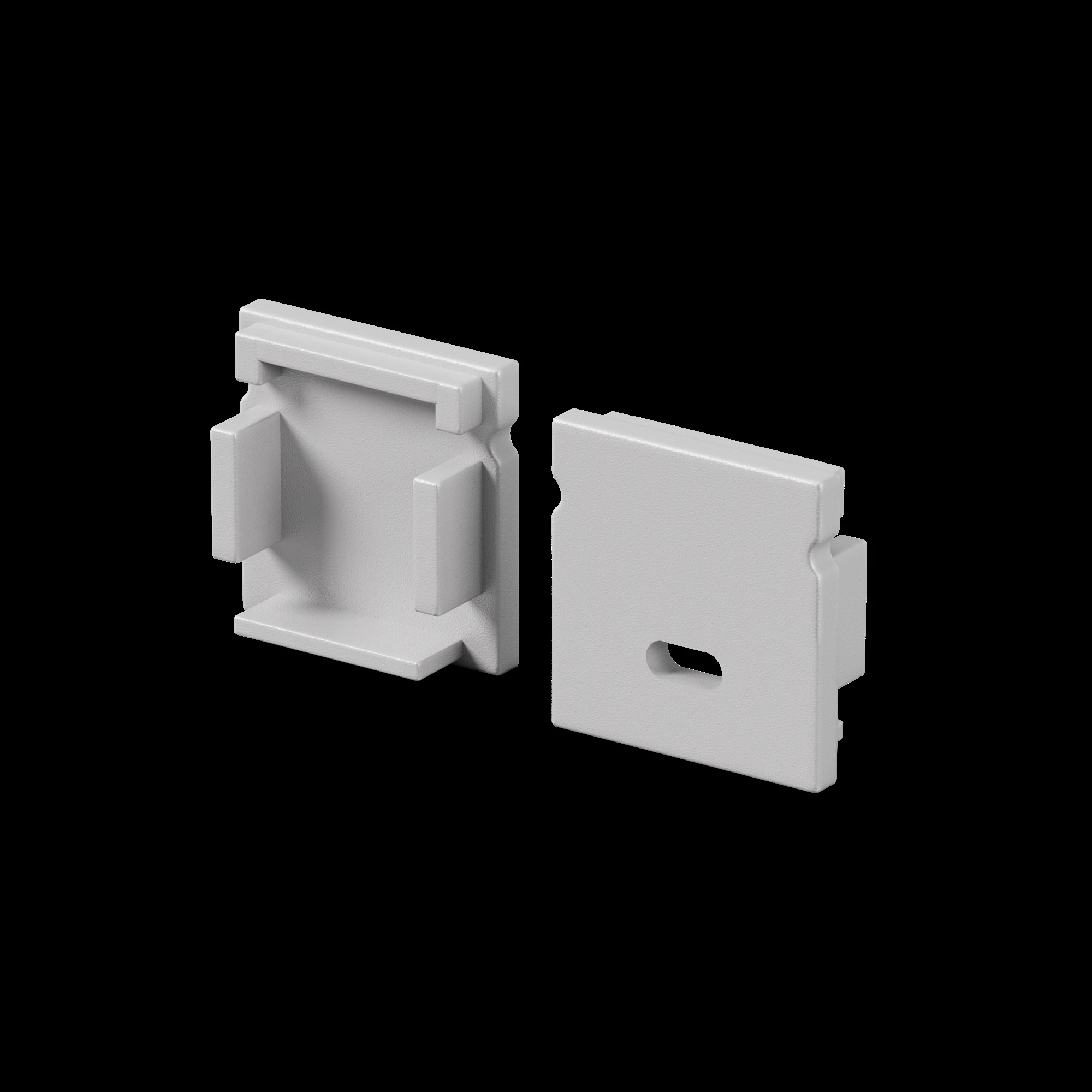 642072 светильник алюминиевый профиль 0K пластик серый