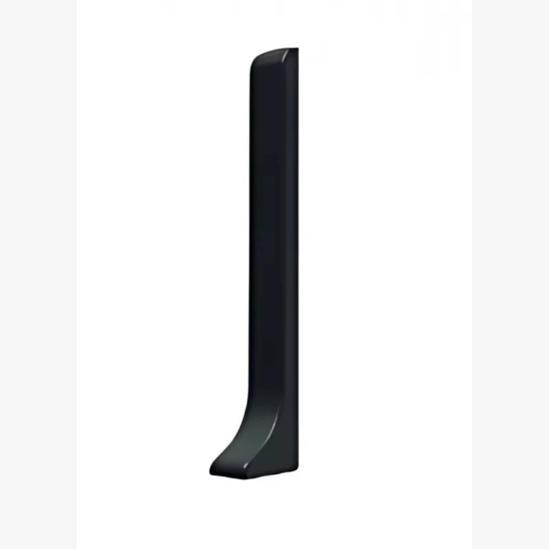 Заглушка левая art-plintus j 100 мм черный