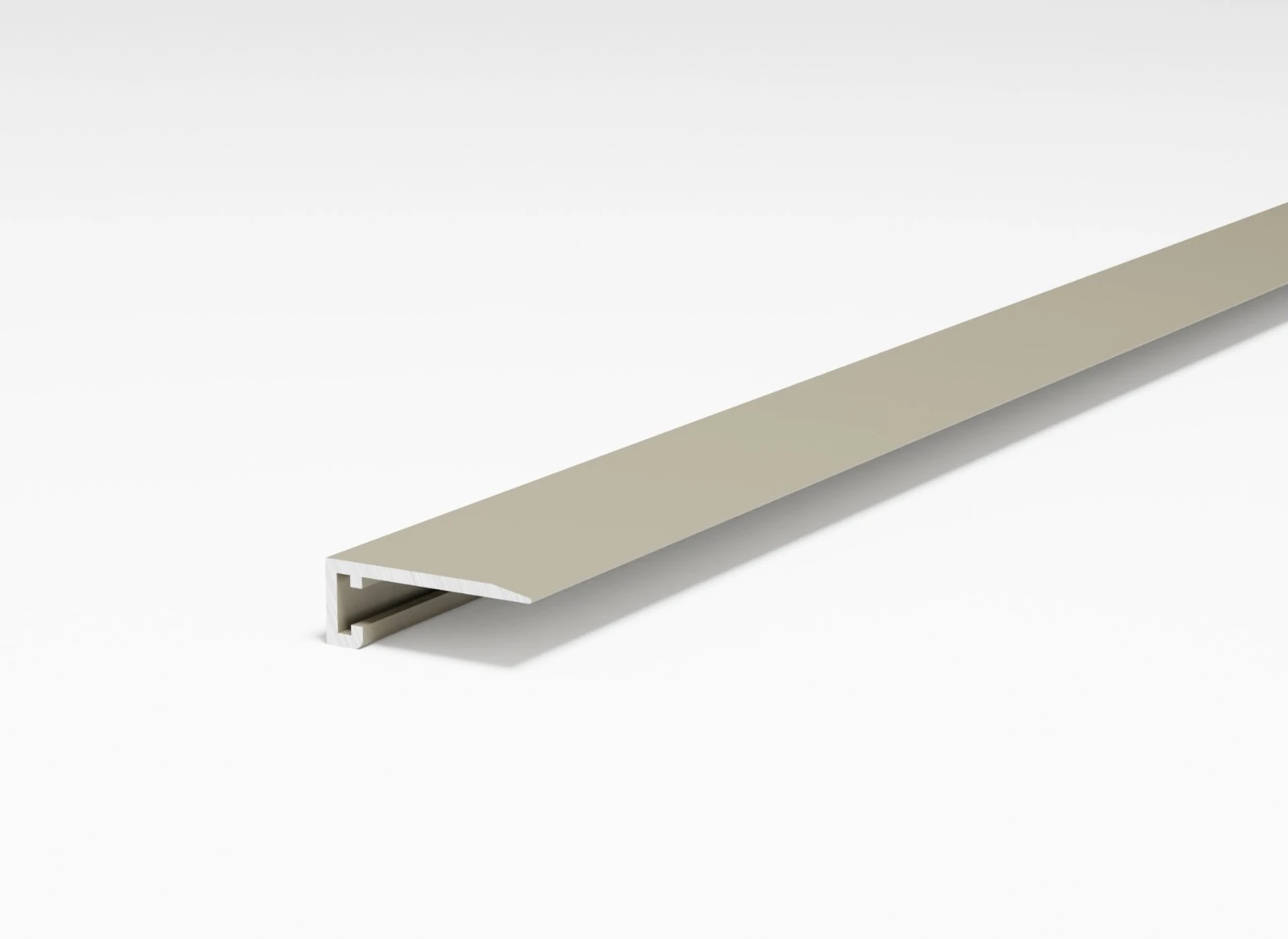 Art-micro г CLASSIC BEVELED микроплинтус щелевой 16*6*2000 мм шампань