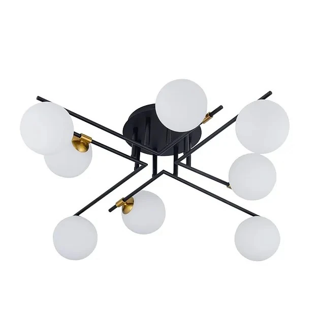Потолочная люстра ARTE LAMP GEMINI A2243PL-8BK