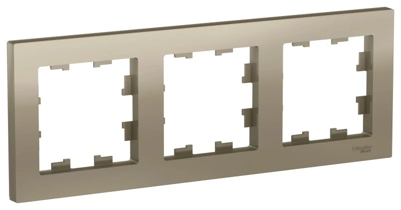 ATN000503 рамка установочная atlasdesign шампань