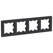 ATN001004 рамка на 4 поста SYSTEME ELECTRIC ATLAS DESIGN