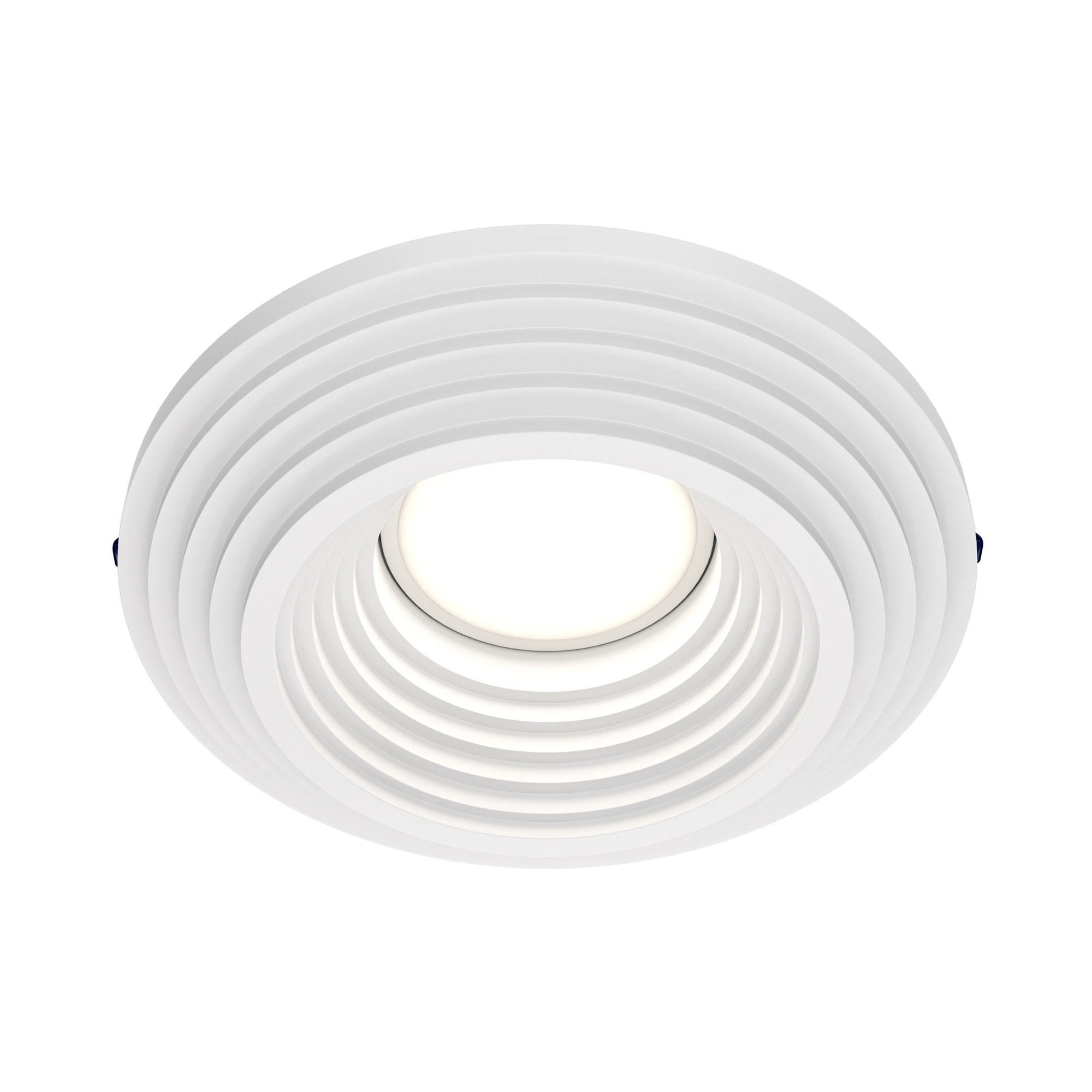 DL004-1-01-W-1 встраиваемый светильник DOWNLIGHT 0K 120° IP 20 гипс GU10 белый