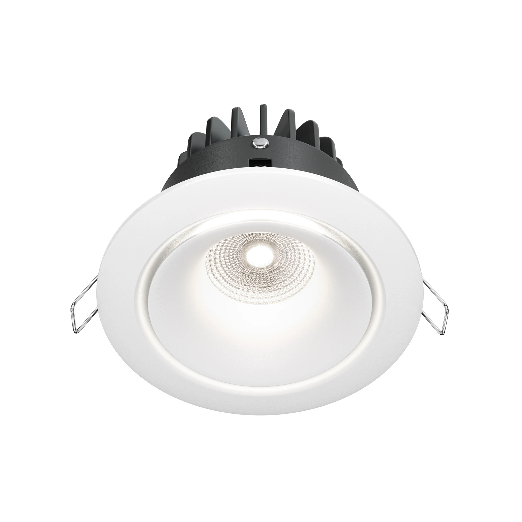 DL031-L12W4K-D-W встраиваемый светильник DOWNLIGHT 4000K 60.0° IP 20 алюминий LED белый 12вт