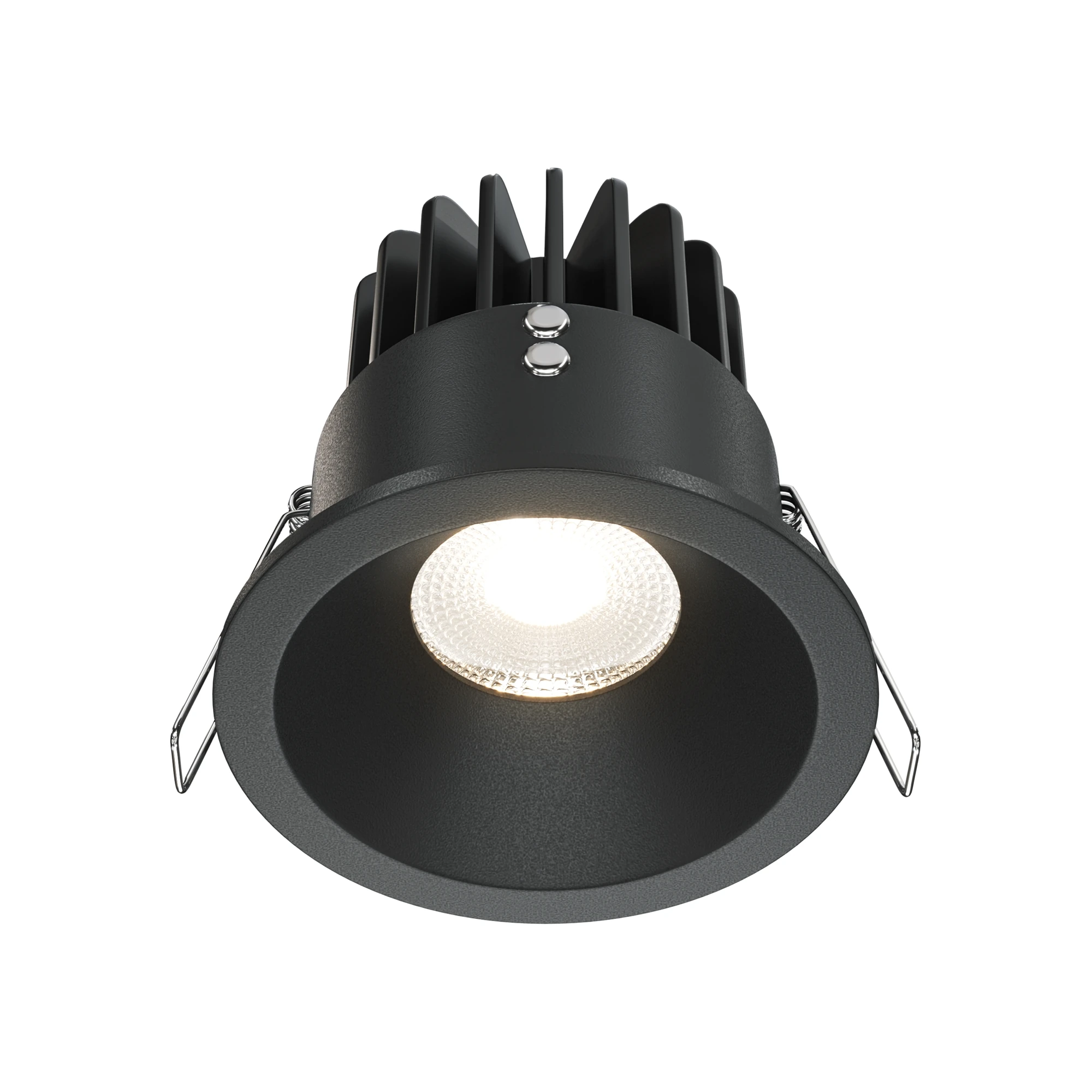 DL034-L12W4K-D-B встраиваемый светильник DOWNLIGHT 4000K 60.0° IP 65 алюминий LED черный 12вт