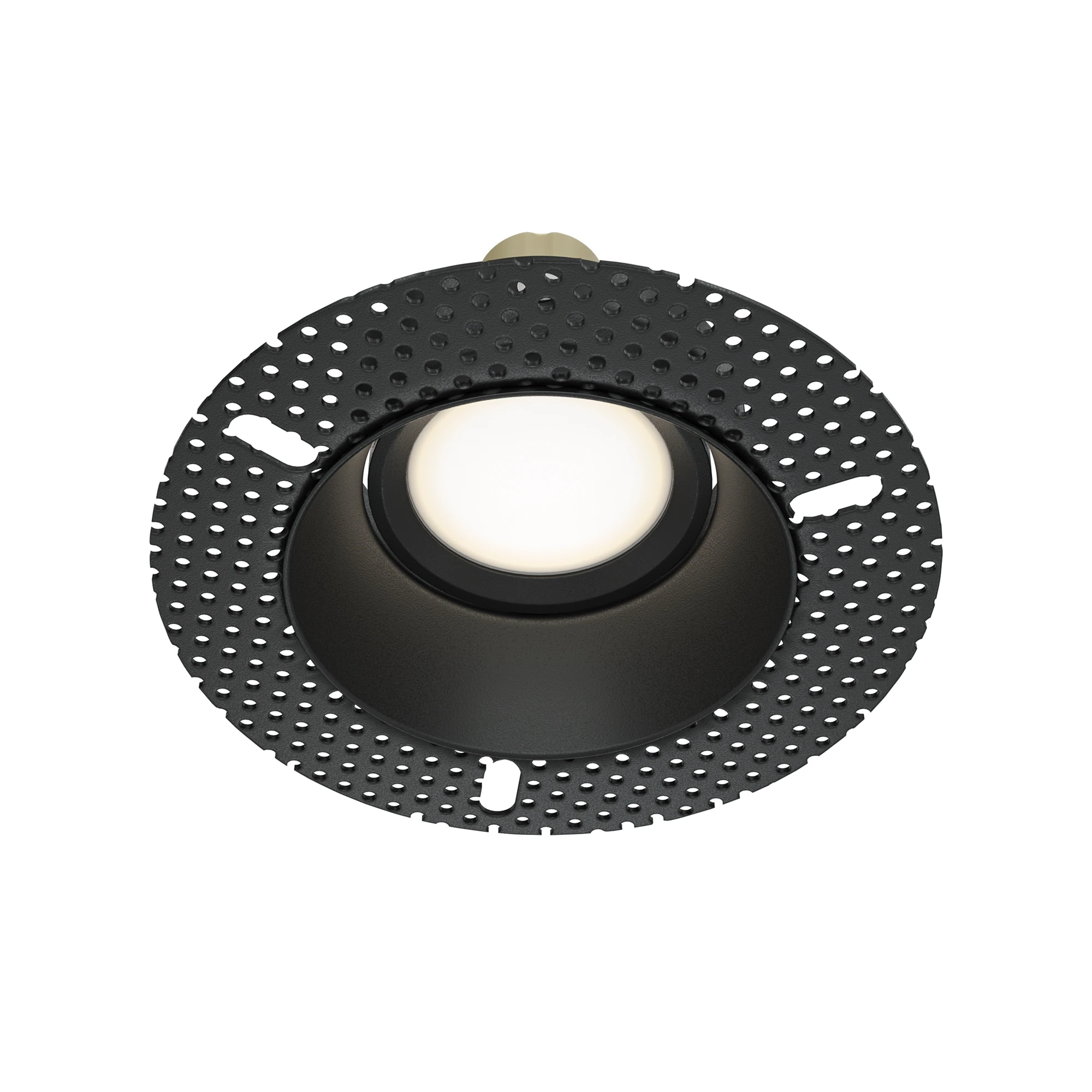 DL042-01B встраиваемый светильник DOWNLIGHT 0K IP 20 алюминий GU10 черный 50вт