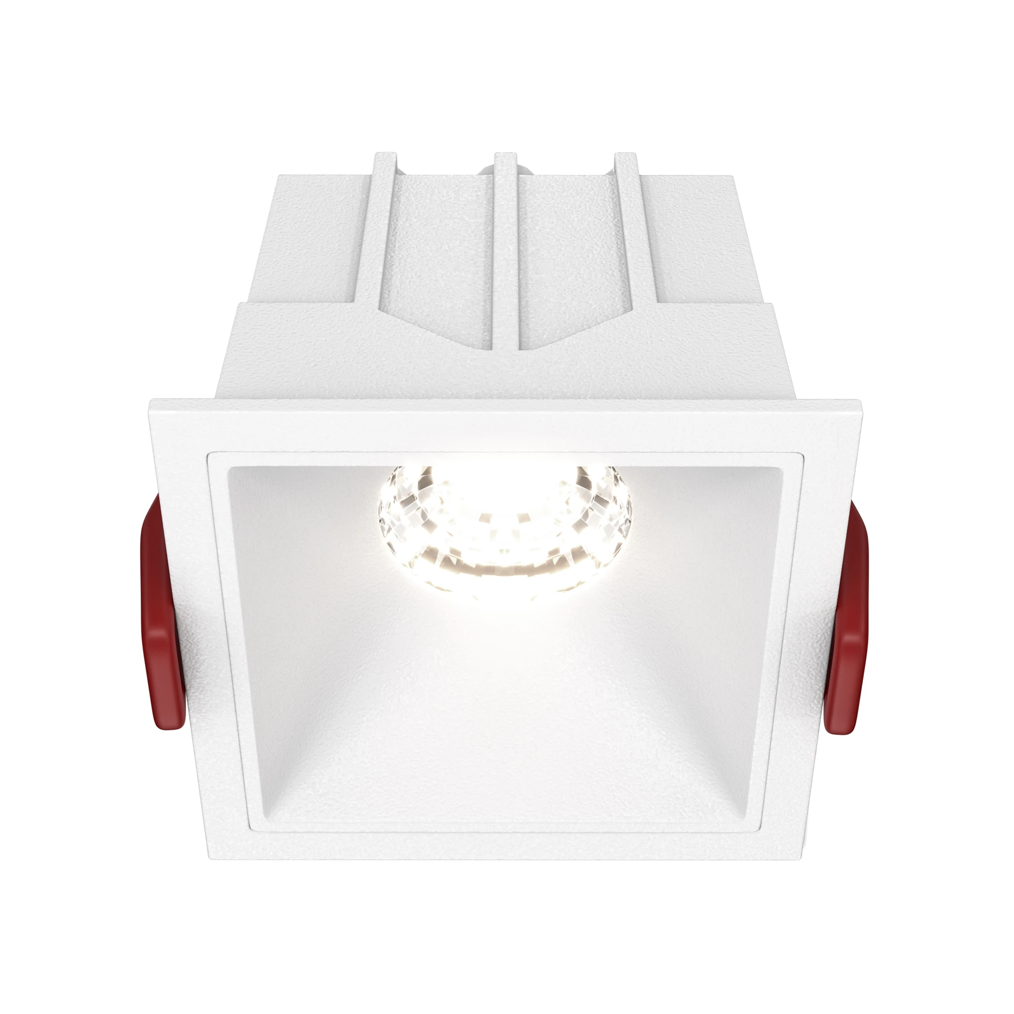 DL043-01-10W4K-D-SQ-W встраиваемый светильник DOWNLIGHT 4000K 36.0° IP 20 алюминий и пластик LED белый 10вт 65мм