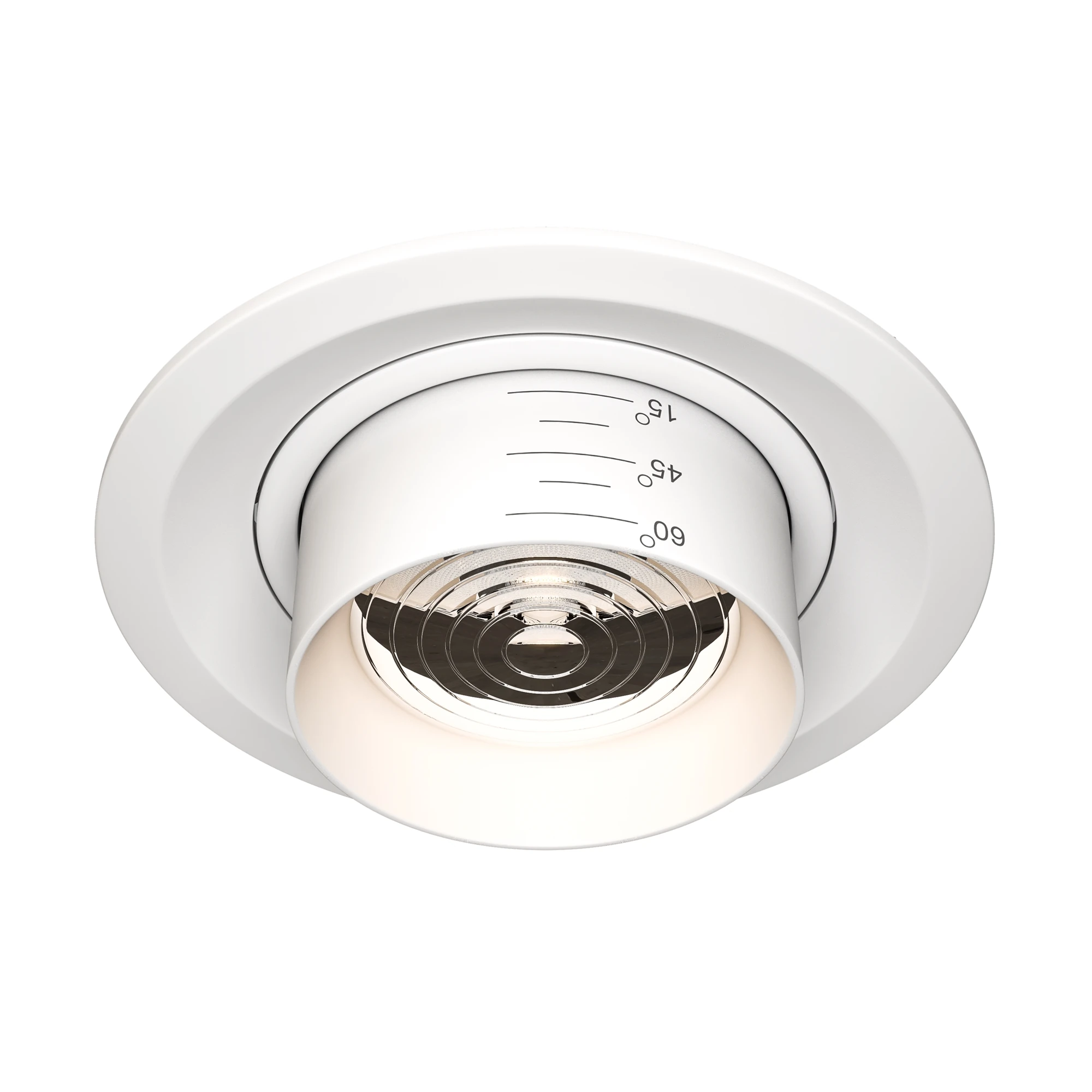 DL052-L15W3K встраиваемый светильник DOWNLIGHT 3000K 60.0° IP 20 алюминий LED белый 15вт