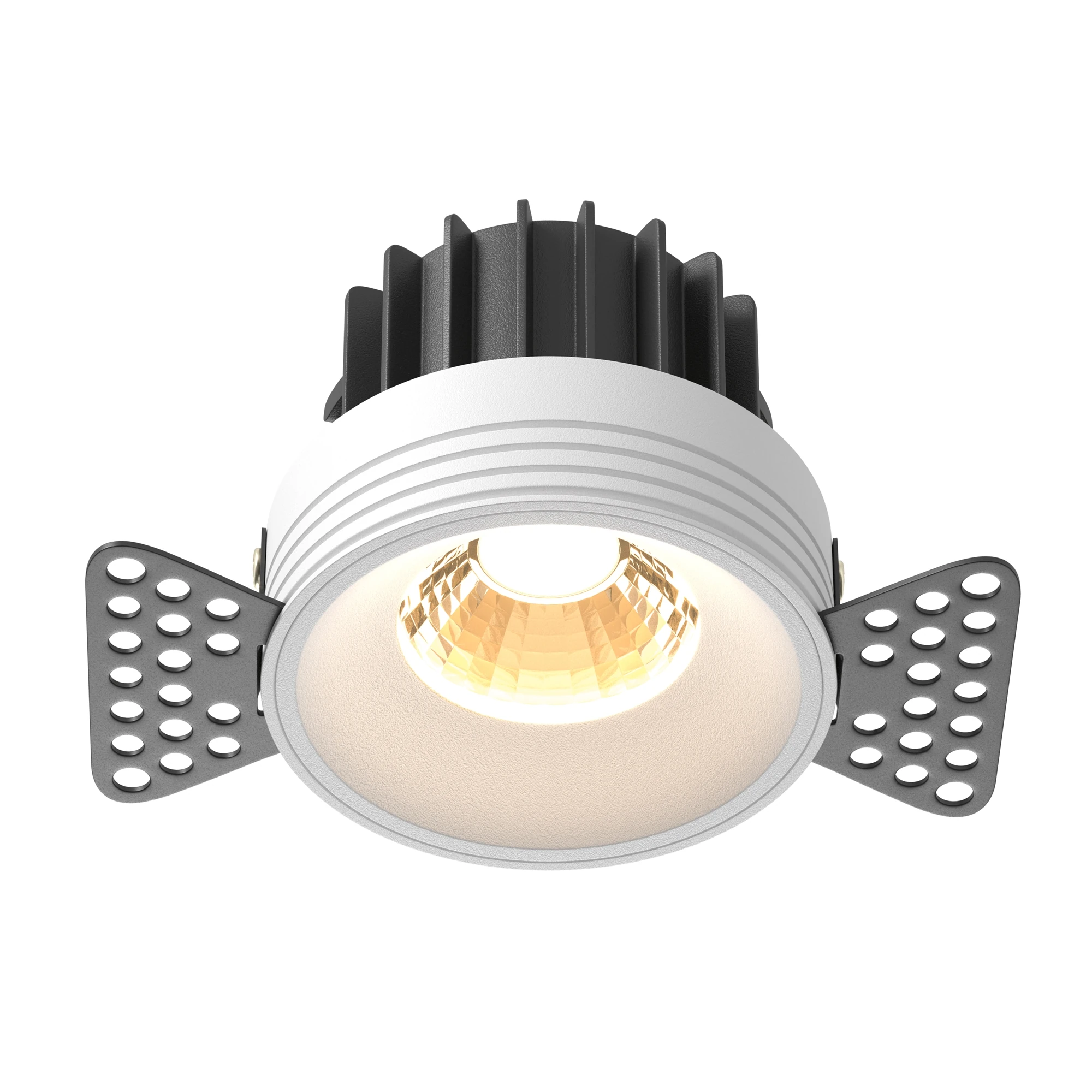 DL058-12W2.7K-TRS-W встраиваемый светильник DOWNLIGHT 2700K 60.0° IP 20 алюминий LED белый 12вт