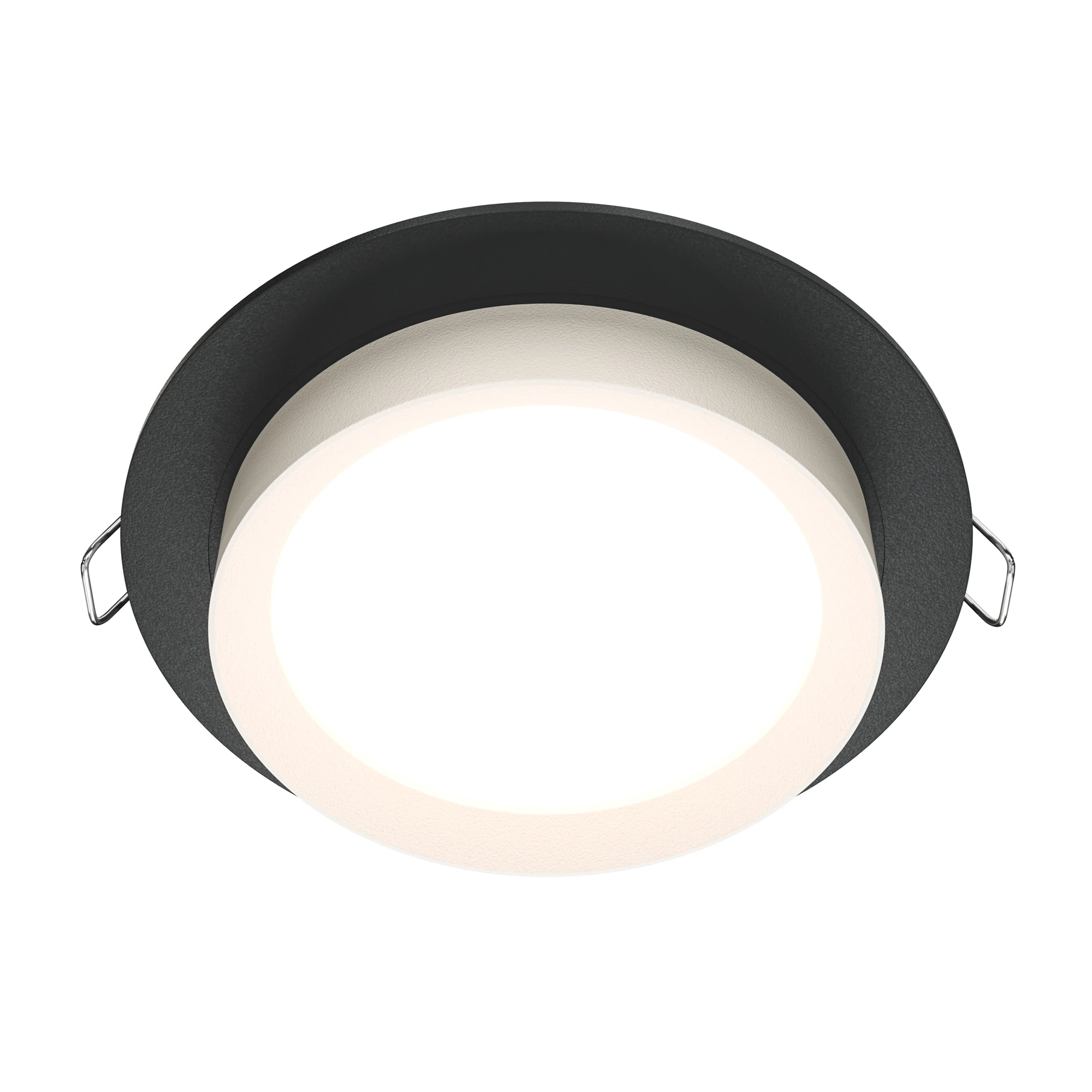 DL086-GX53-RD-BW встраиваемый светильник DOWNLIGHT 0K 120° IP 20 алюминий и пластик GX53 черный