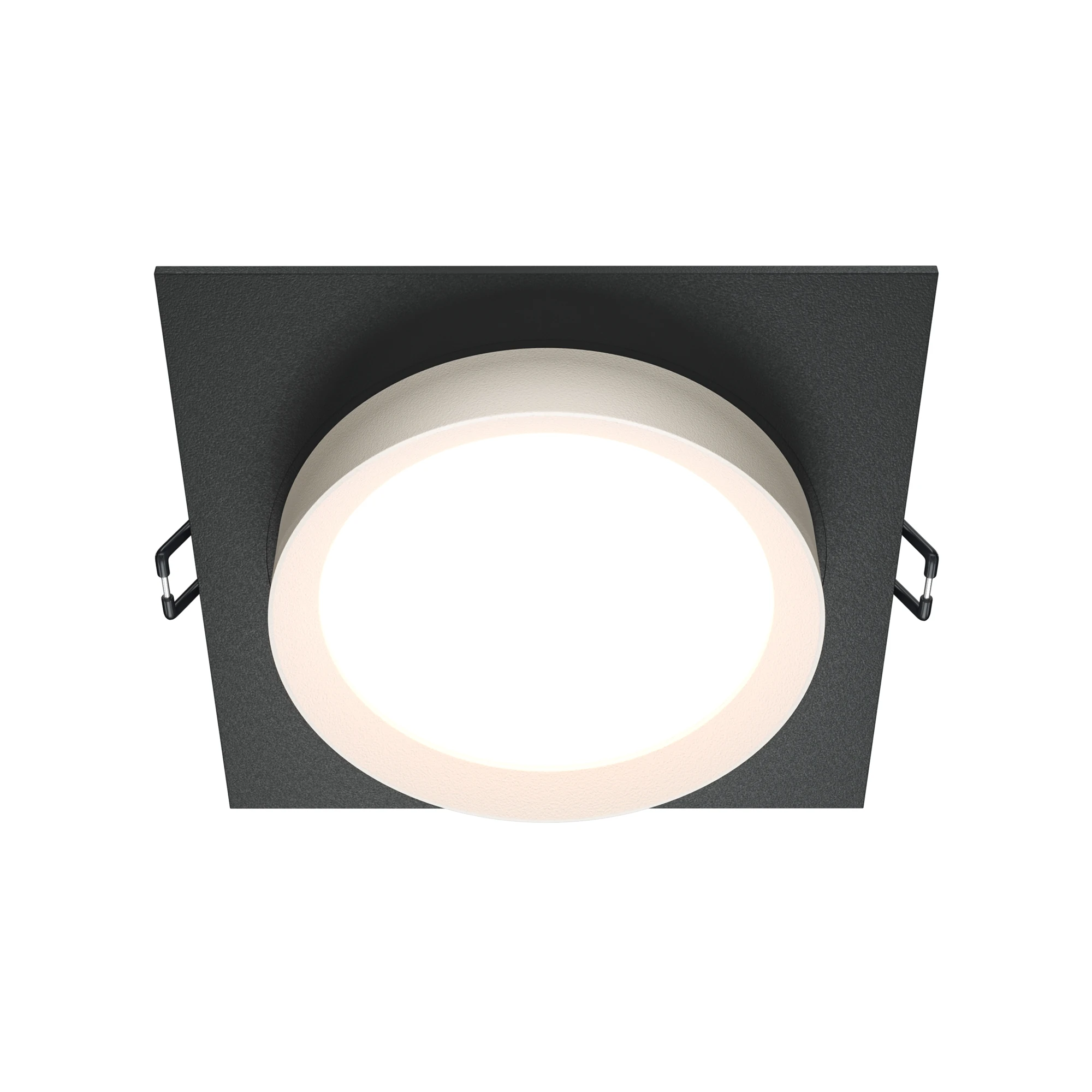 DL086-GX53-SQ-BW встраиваемый светильник DOWNLIGHT 0K 120° IP 20 алюминий и пластик GX53 черный 110мм