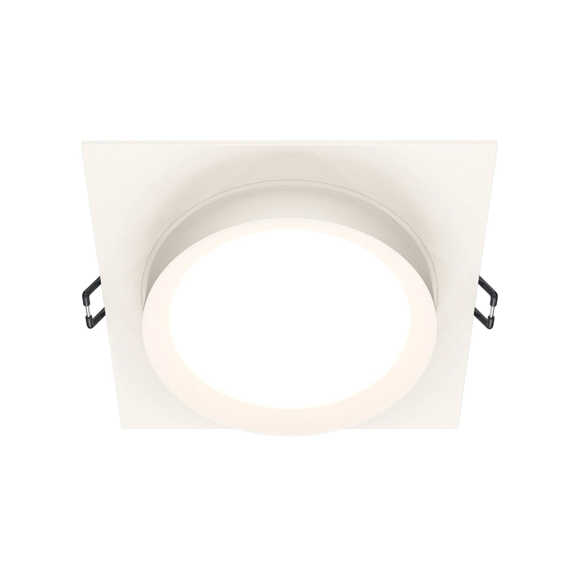 DL086-GX53-SQ-W встраиваемый светильник DOWNLIGHT 0K 120° IP 20 алюминий и пластик GX53 белый 110мм