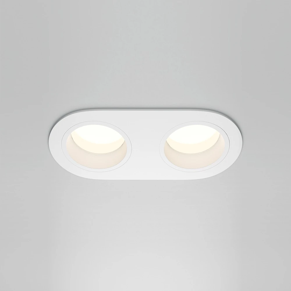 DL126-02-GU10-W встраиваемый светильник SHARE 2XGU10 10вт