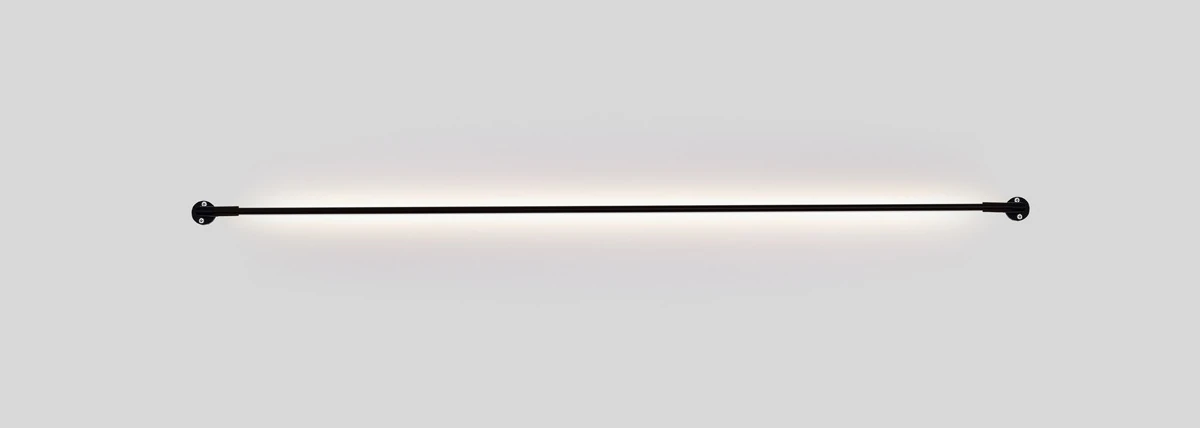 LED светильникк SCROLL line, 1055 мм, 8вт, 720лм, 4000к, черный