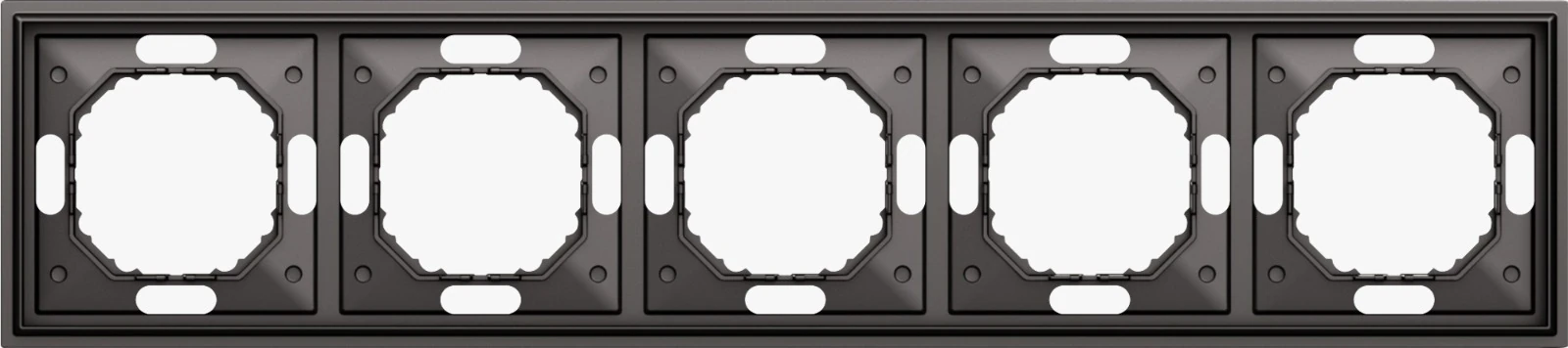 DS21545 рамка 5-я, матовый титан, серия S08