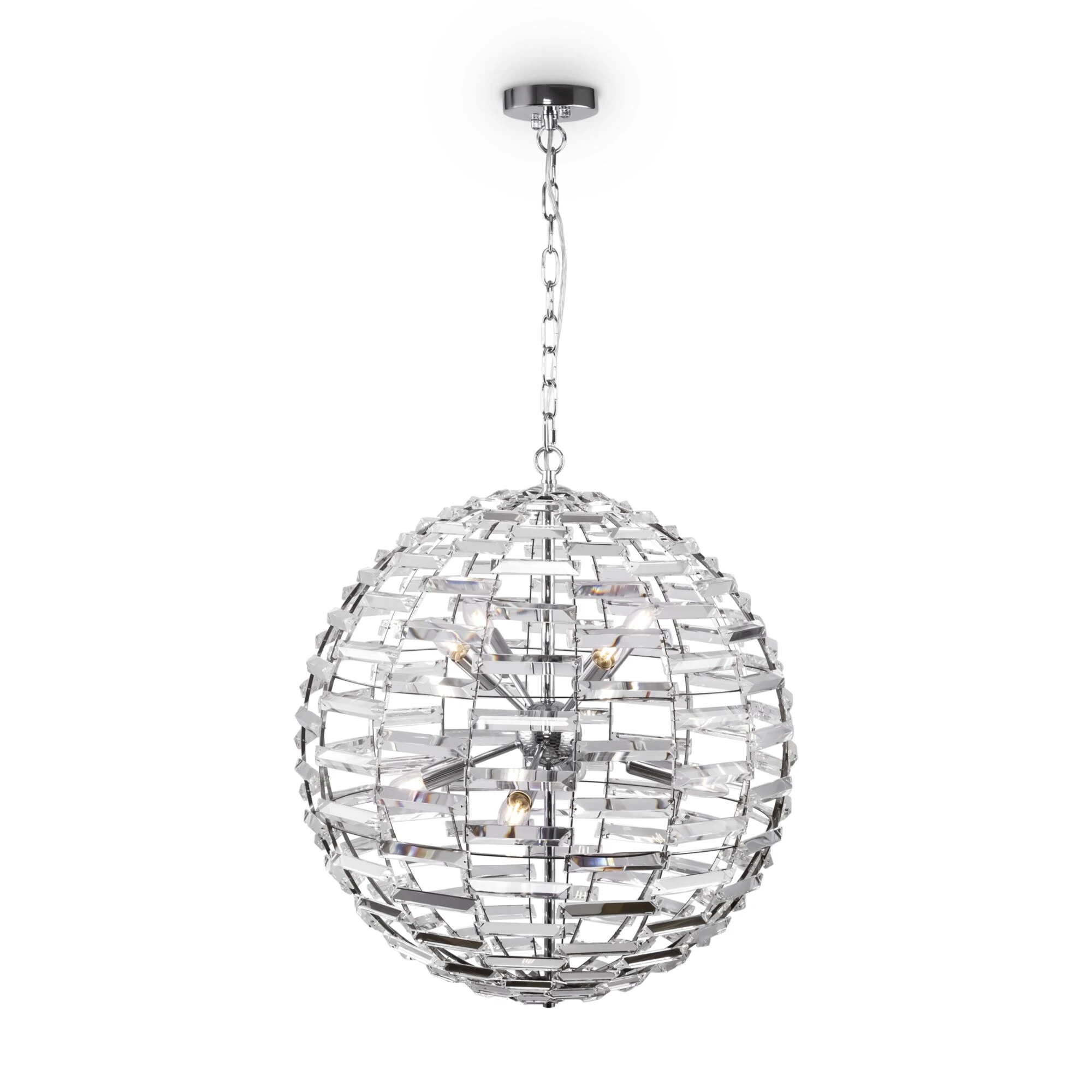 MOD092PL-08CH подвесной светильник MODERN 0K 36° IP 20 металл E14 хром 40вт