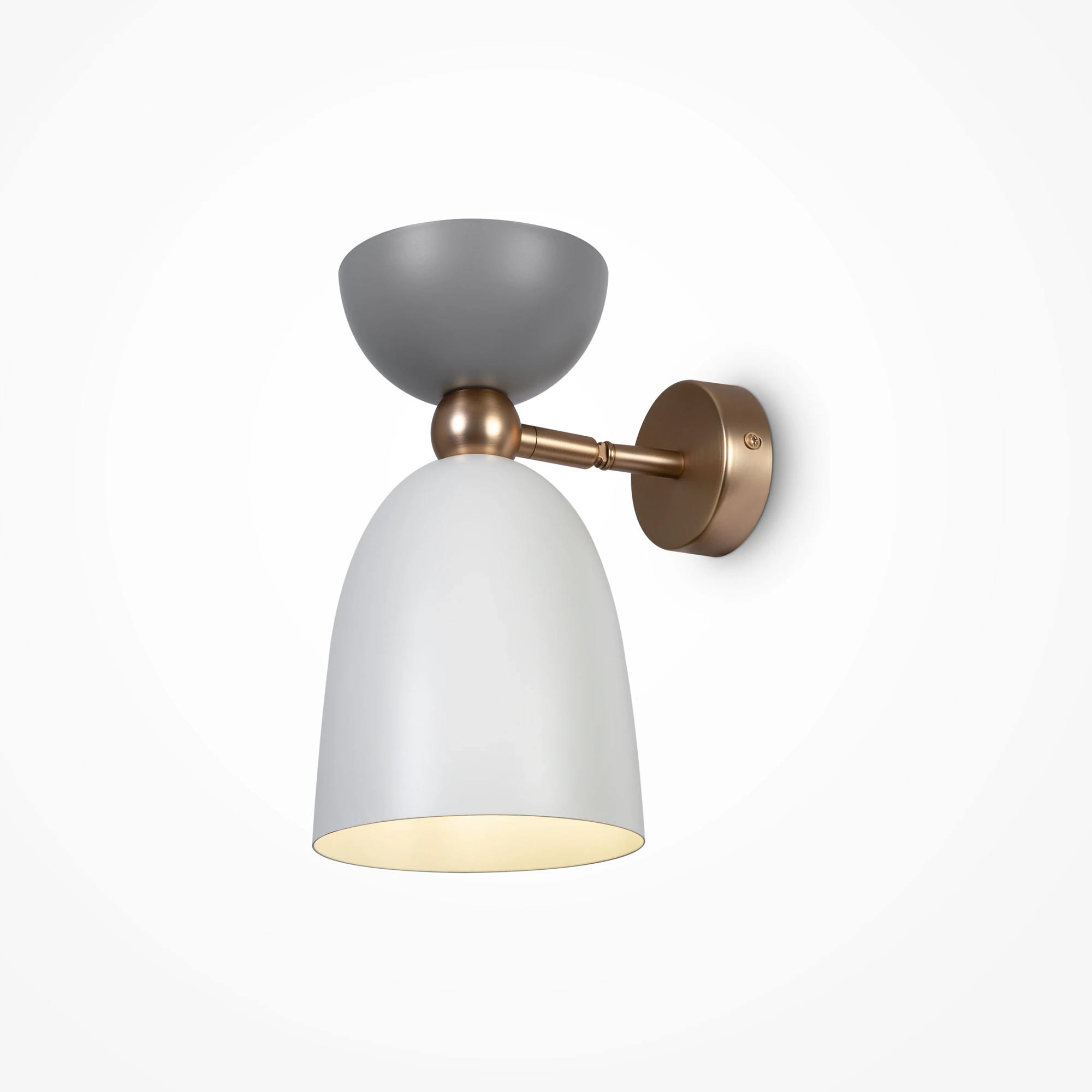 MOD113WL-01W настенный светильник MODERN 0K 36° IP 20 металл E14 латунь серый 40вт