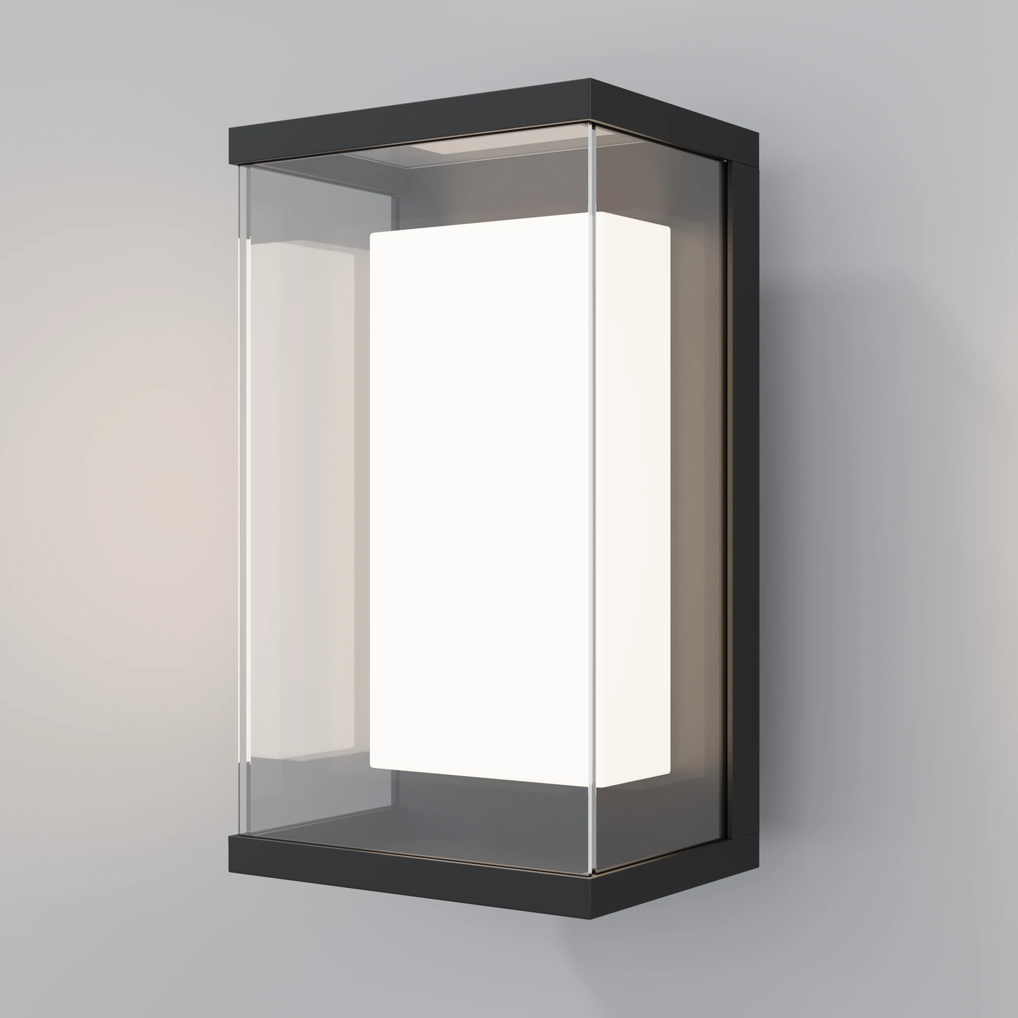 O021WL-L10B4K настенный светильник OUTDOOR 3000K 148.0° IP 65 алюминий LED черный 10вт