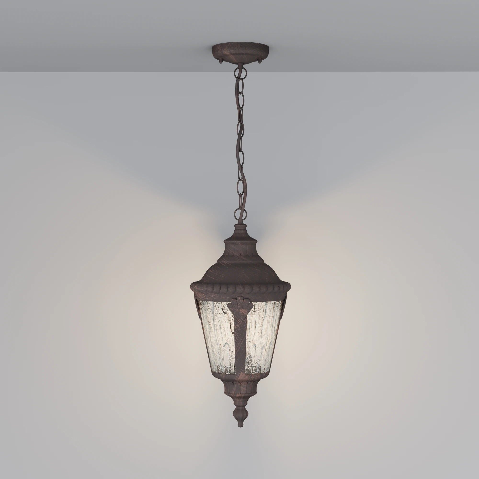 O029PL-01BZ подвесной светильник OUTDOOR 0K IP 44 алюминий, стекло и металл E27 бронза антик 60вт