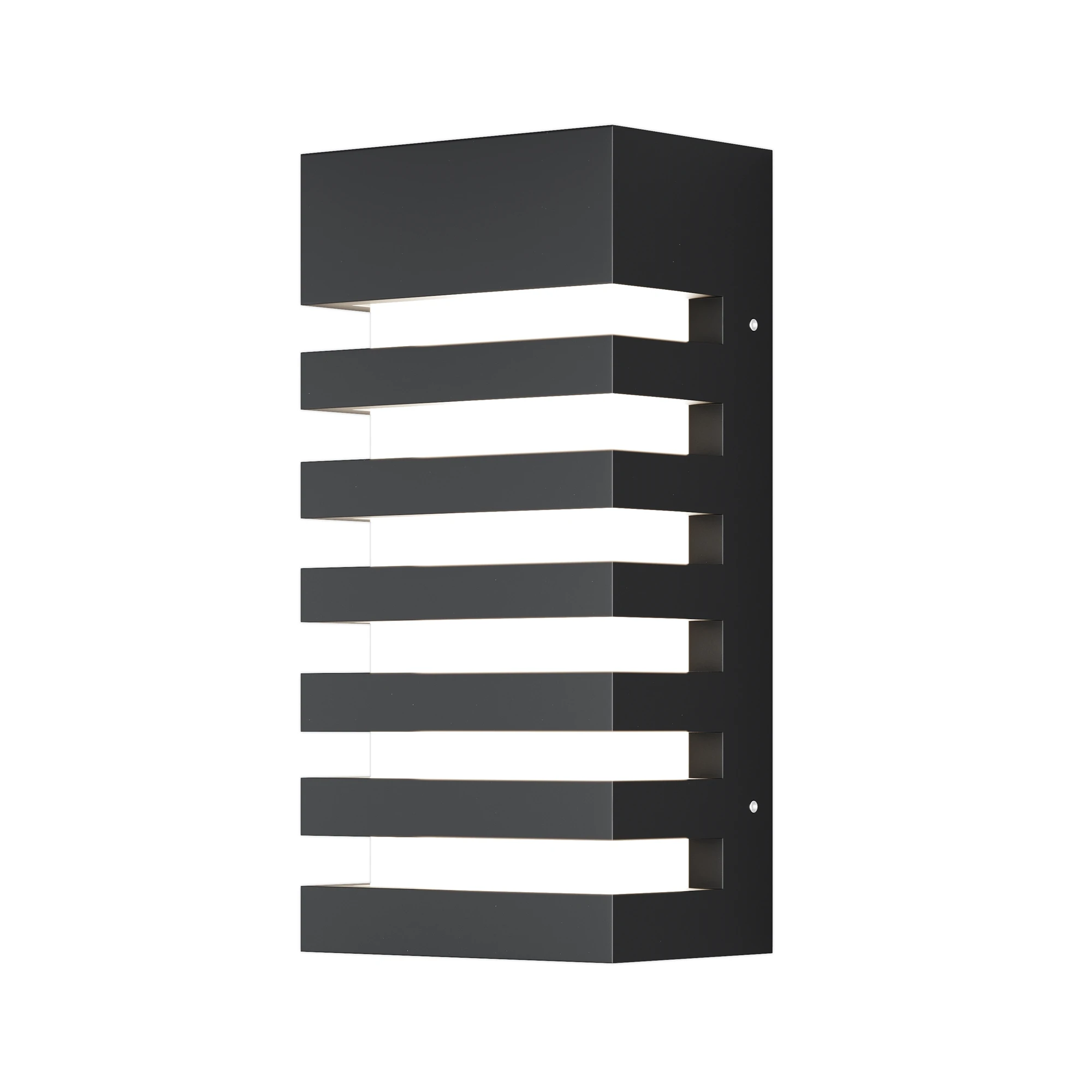 O034WL-01B настенный светильник OUTDOOR 0K 120° IP 54 алюминий и акрил E27 черный 40вт