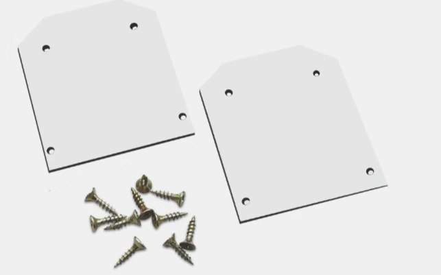 ST003.189.03 торцевая заглушка (2 шт) для ST003.129.03 (S23) st-luce серебристый