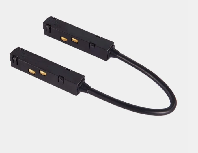 ST006.449.00 коннектор питания угловой для магнитного шинопровода st-luce черный