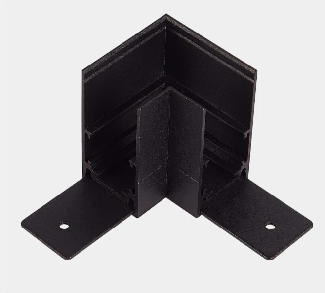 ST007.419.00 угол-соединитель для подвесного / накладного магнитного шинопровода st-luce черный