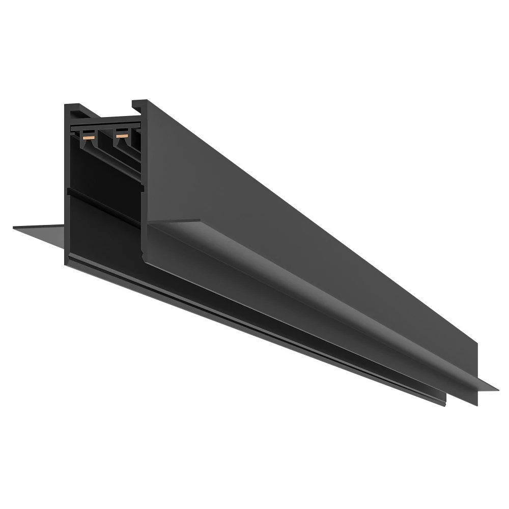 ST021.429.00 шинопровод SKYLINE 220 встраиваемый st-luce черный длина 2 000мм