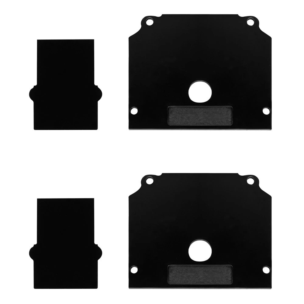 ST047.489.02 торцевая заглушка (внешняя и внутрення 2+2шт) st-luce черный