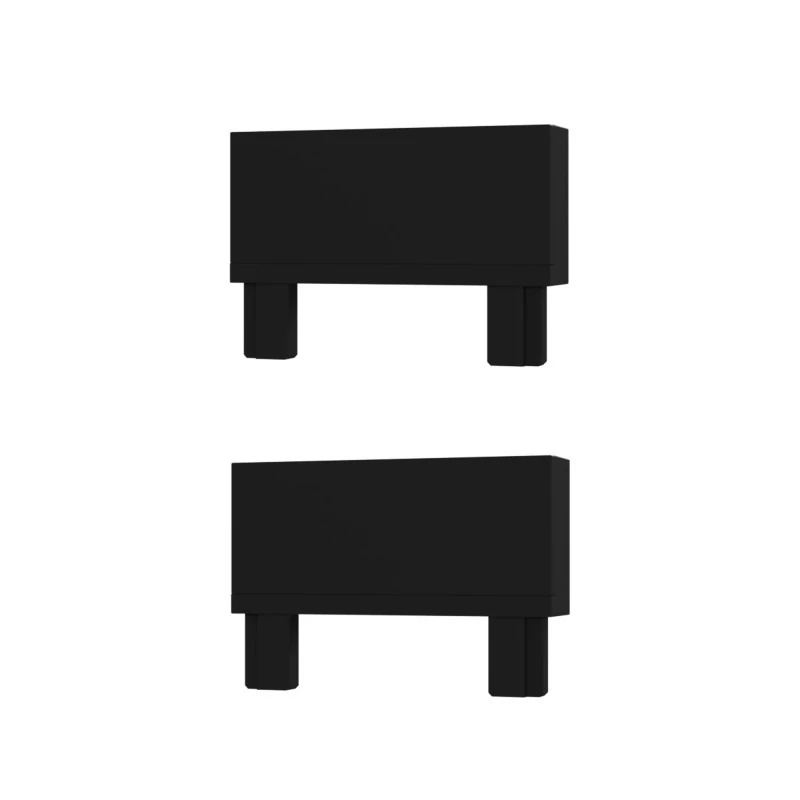 ST067.409.19 торцевая заглушка SKYFLAT черный 2 шт.