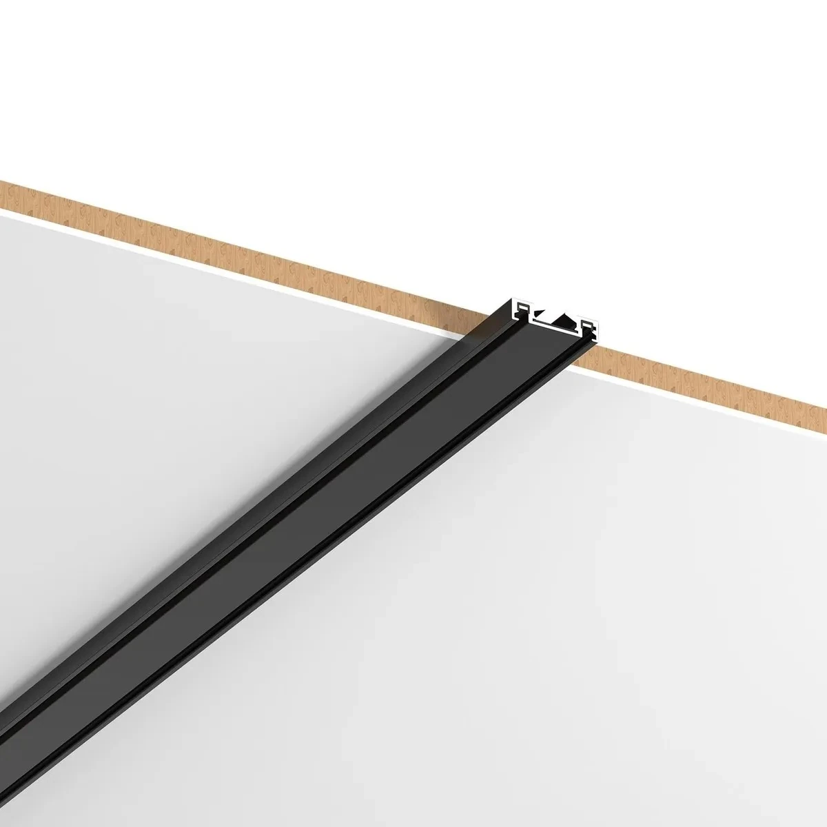 ST067.429.00 шинопровод магнитный SKYFLAT накладной st-luce черный длина 2 000мм