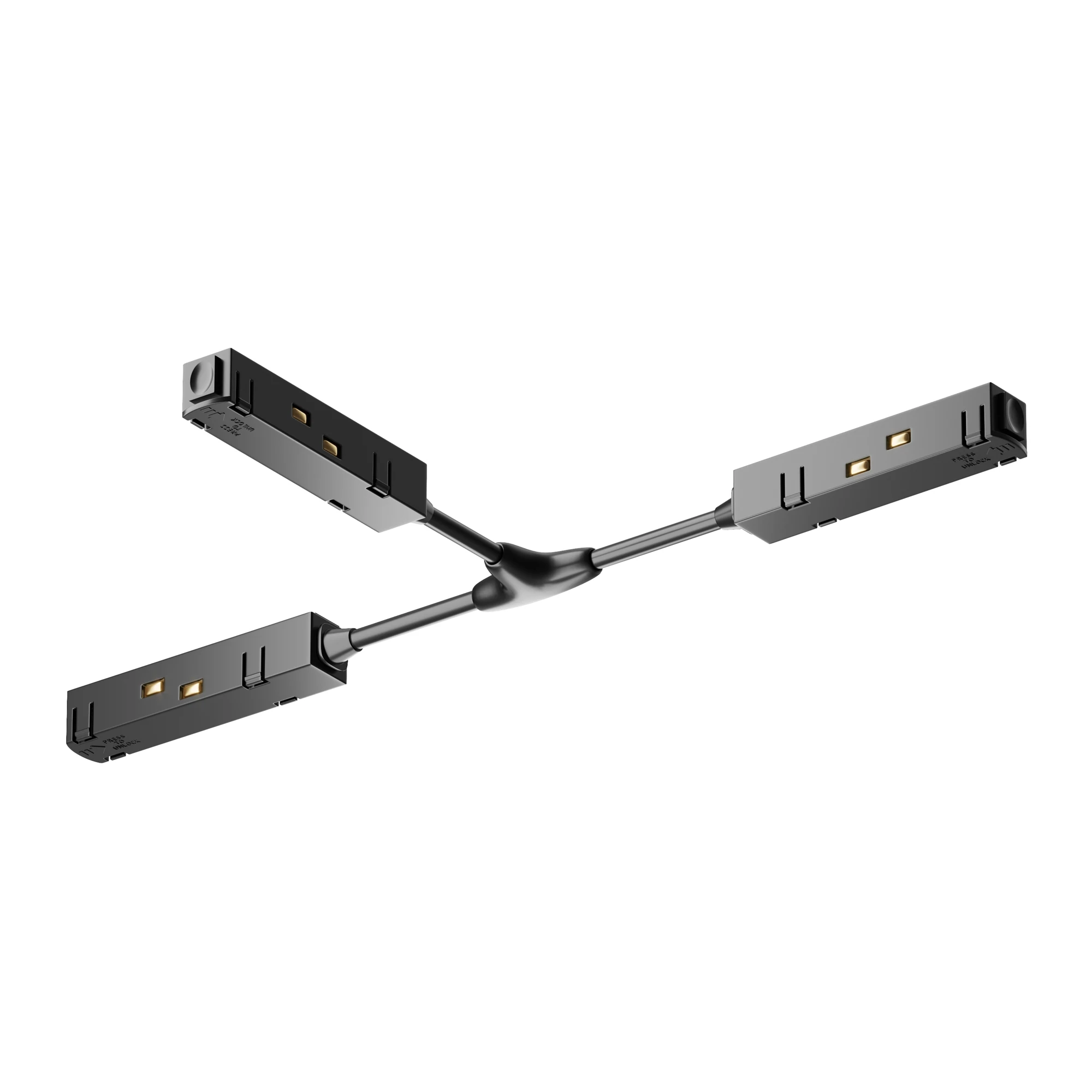 TRA004CWT-22B светильник магнитная трековая система 35мм GRAVITY 0K 120° IP 20 пластик черный