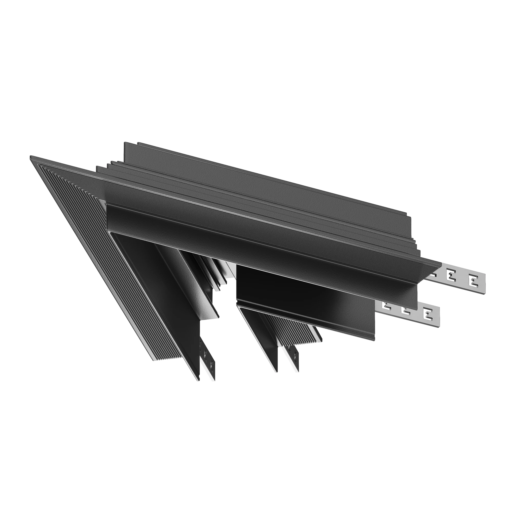 TRA010CLS-42B встраиваемый светильник магнитная трековая система 35мм GRAVITY 0K IP 20 алюминий черный