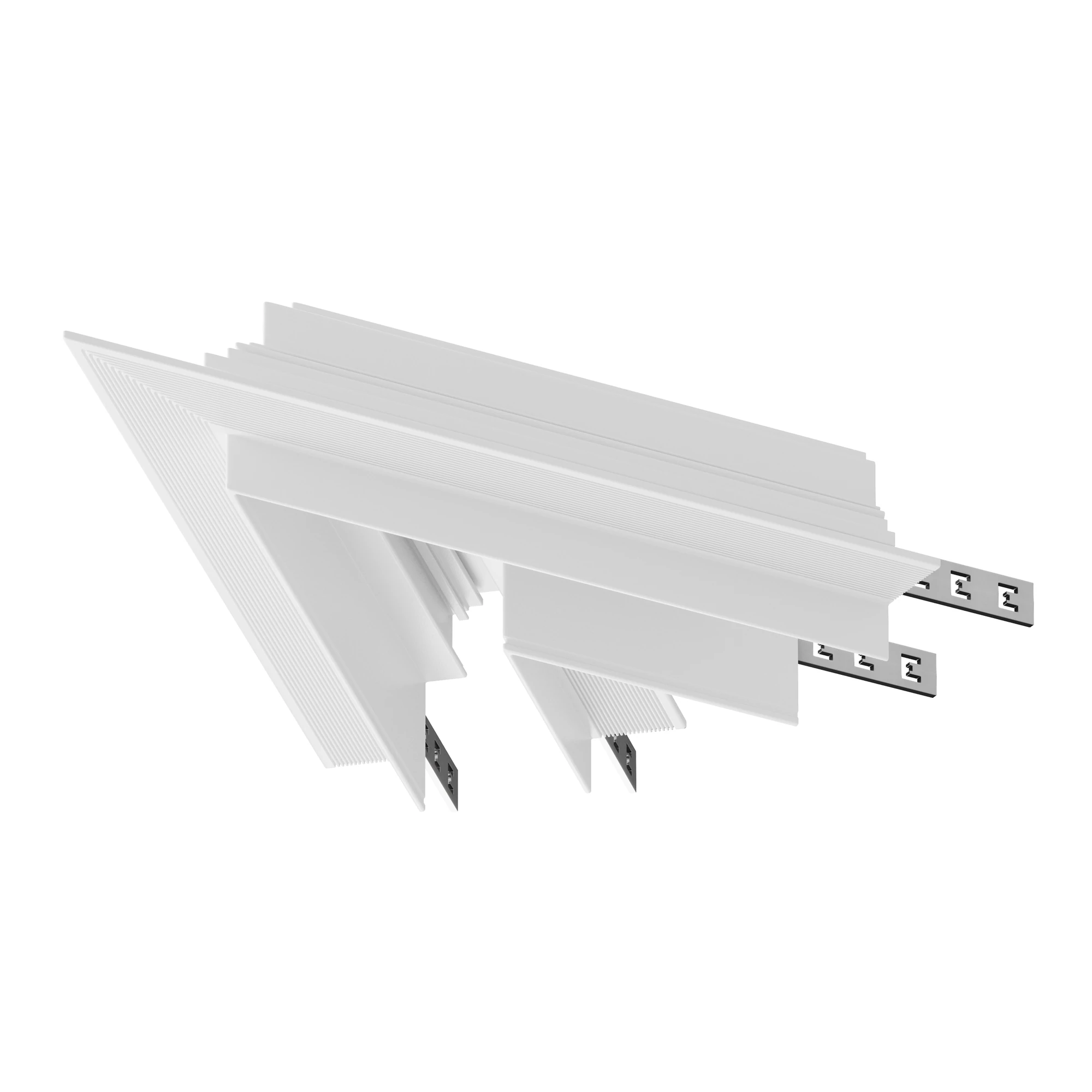 TRA010CLS-42W встраиваемый светильник магнитная трековая система 35мм GRAVITY 0K 120° IP 20 алюминий белый