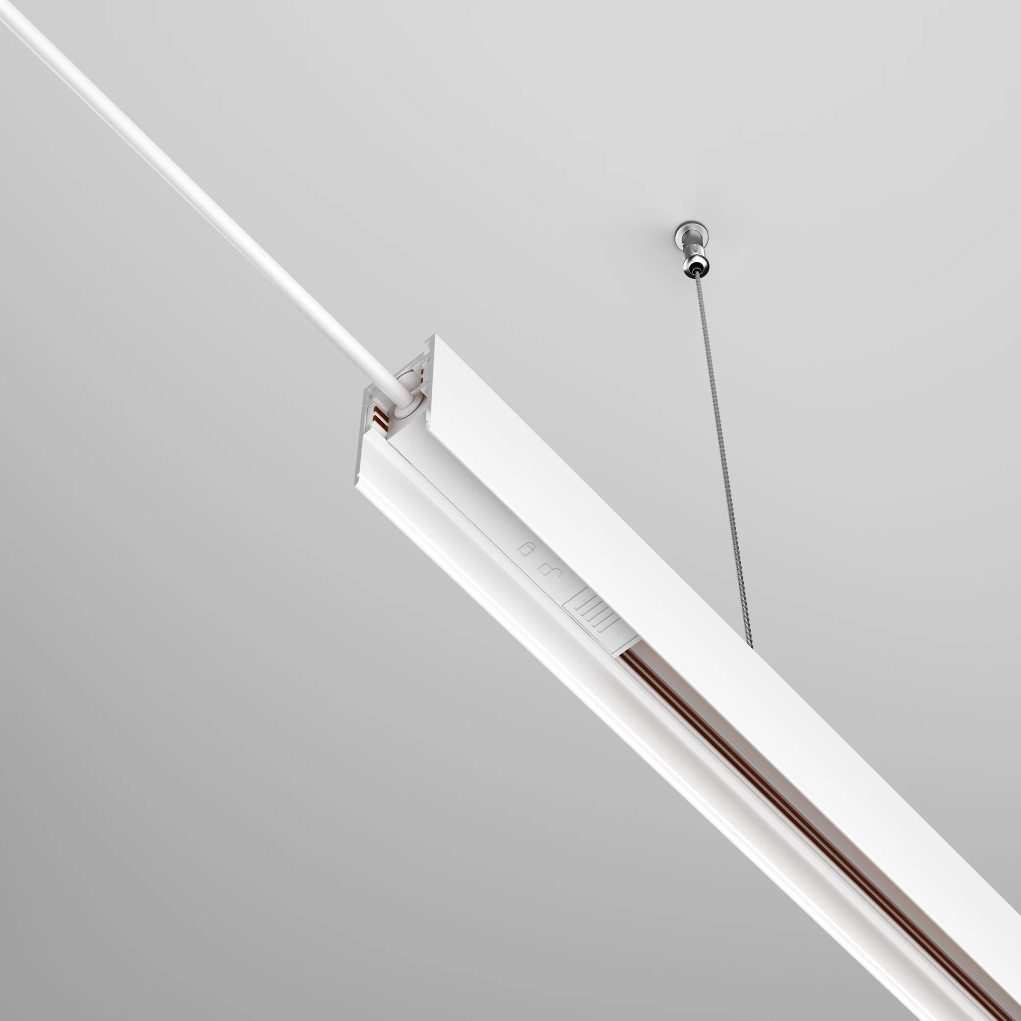 TRA034B-42W светильник магнитная трековая система 23мм EXILITY 0K 120° IP 20 пластик белый