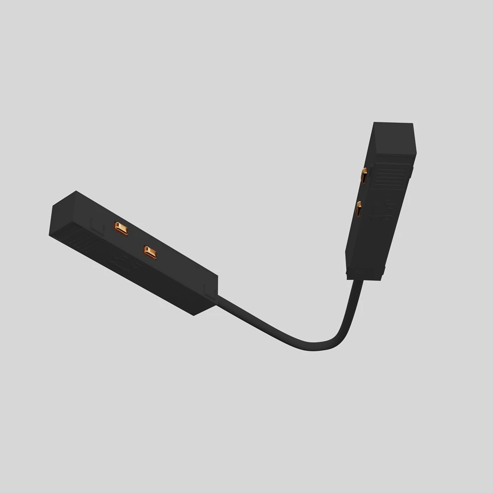 Коннектор питания угловой 15 см для трековой системы EXILITY TRA034CPC-42B-15