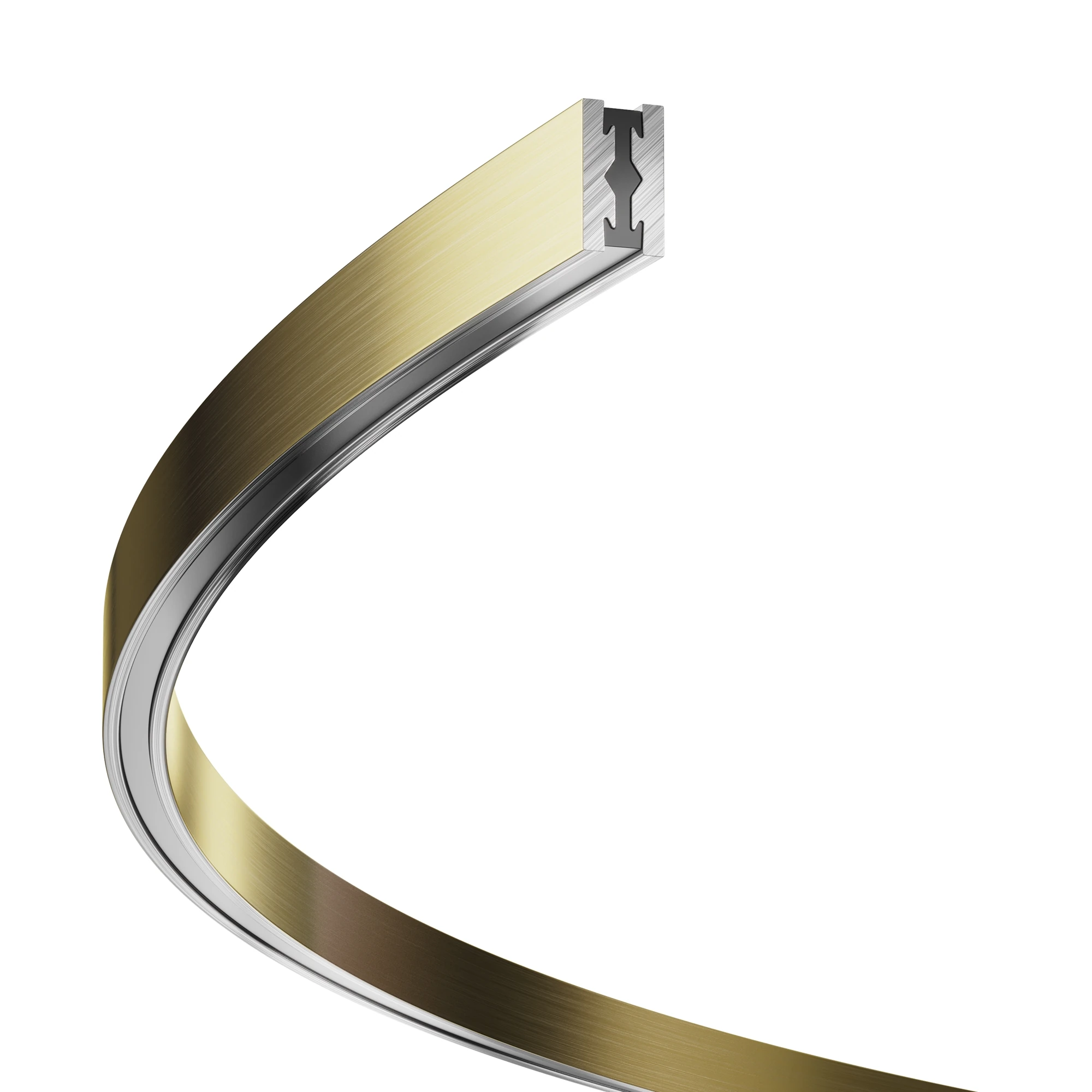 TRX154-2SR-D1800-BS подвесной подвесной светильник магнитная модульная трековая система FLARITY IP 20 алюминий латунь