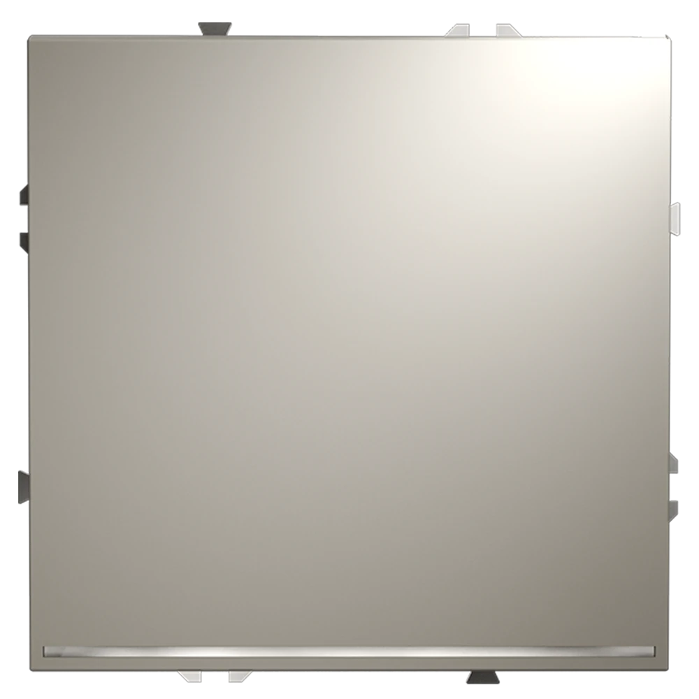 VLS010203 выключатель встраиваемый VOLTUM S70 одноклавишный с подсветкой 10а, (кашемир)