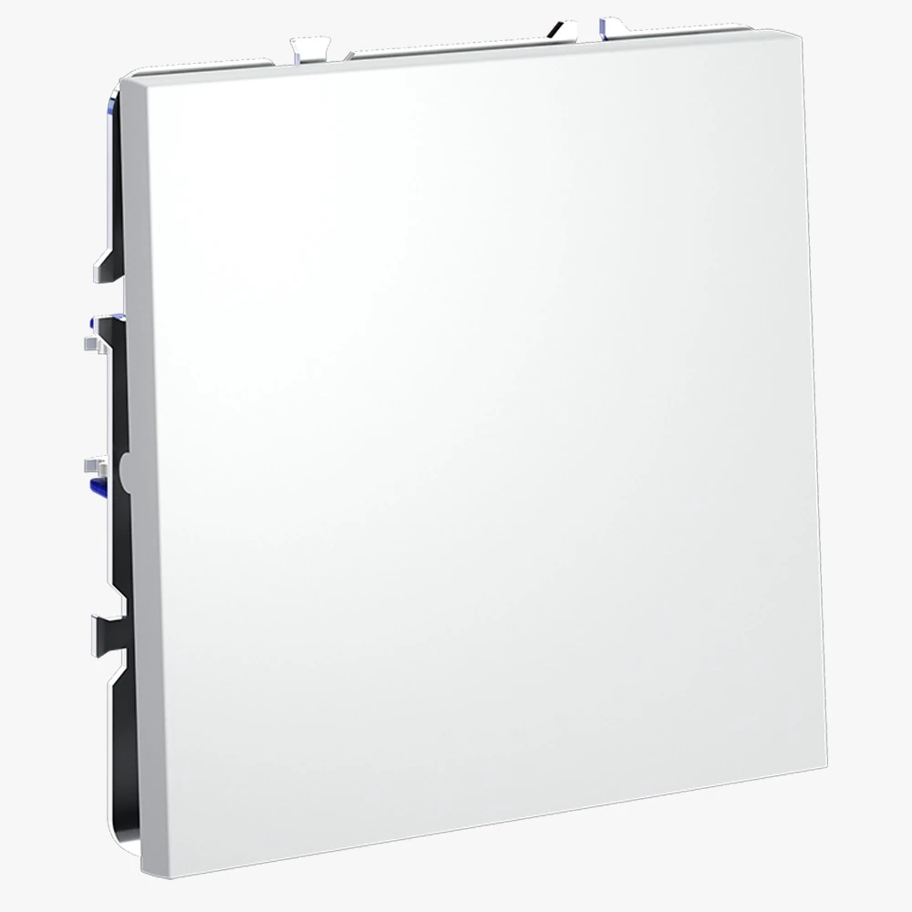 VLS010602 выключатель с самовозвратом встраиваемый VOLTUM S70 одноклавишный 10а, (белый матовый)